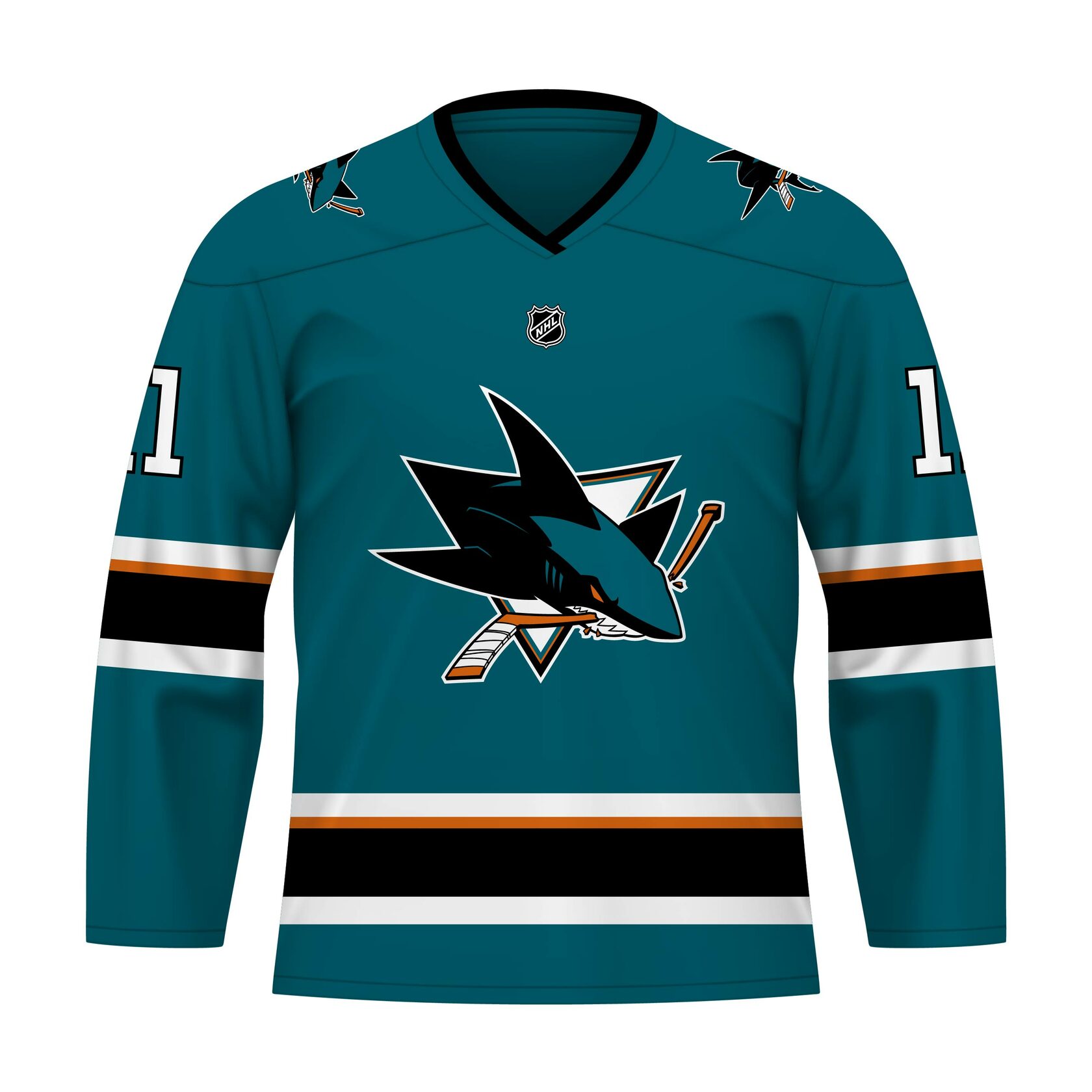  Хоккейный свитер San Jose Sharks 