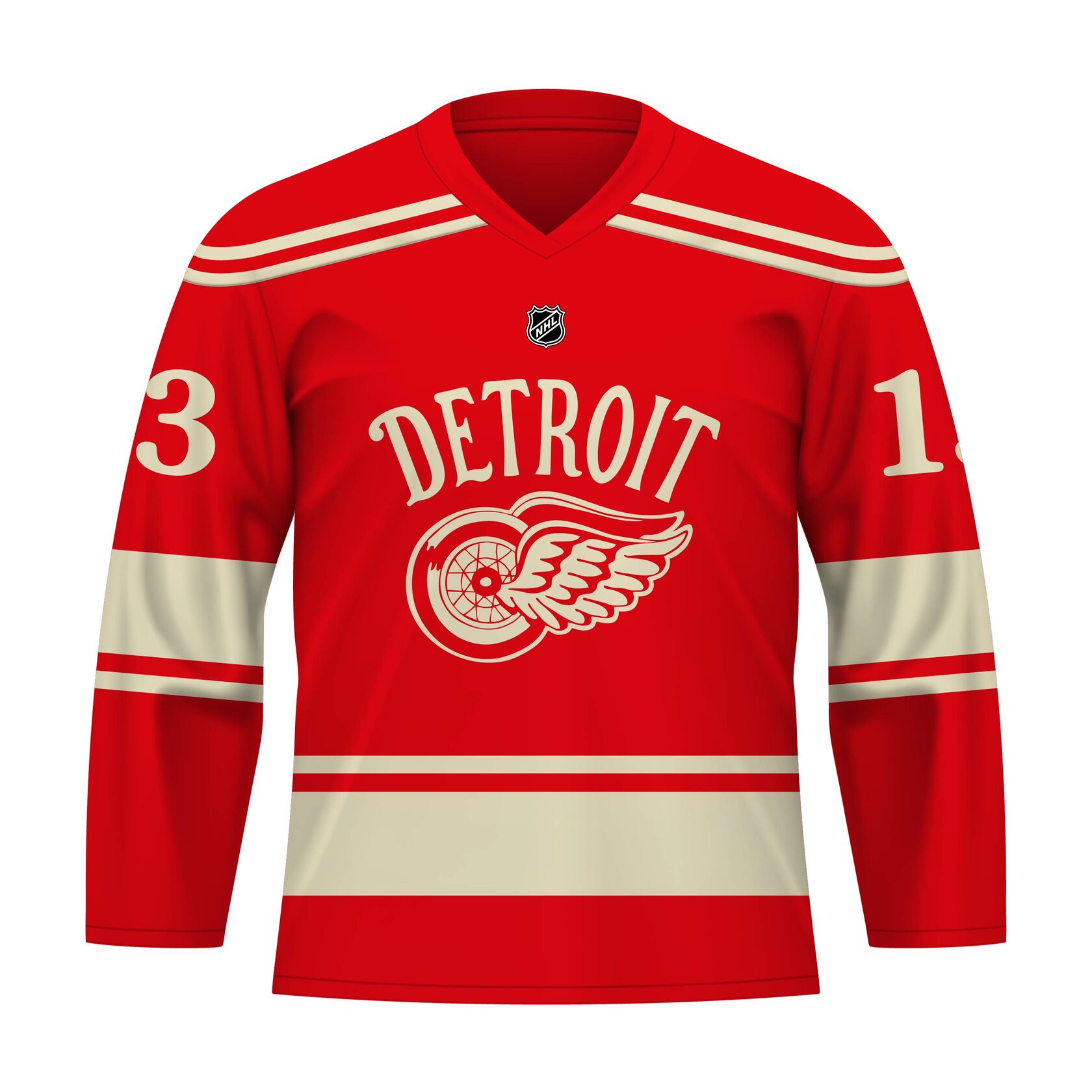  Хоккейный свитерDetroit Red Wings 